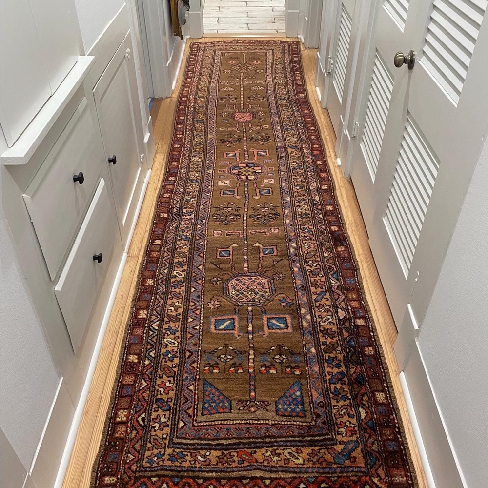 Antique Serapi Runner Rug